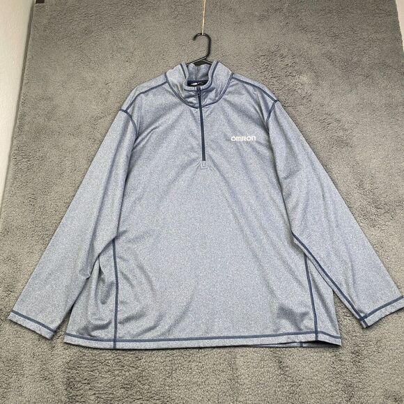 The North Face Shirt Mens XXXL Blue 1/4 Zip Pullover Sweater Zip Golf Casual - Picture 1 of 10